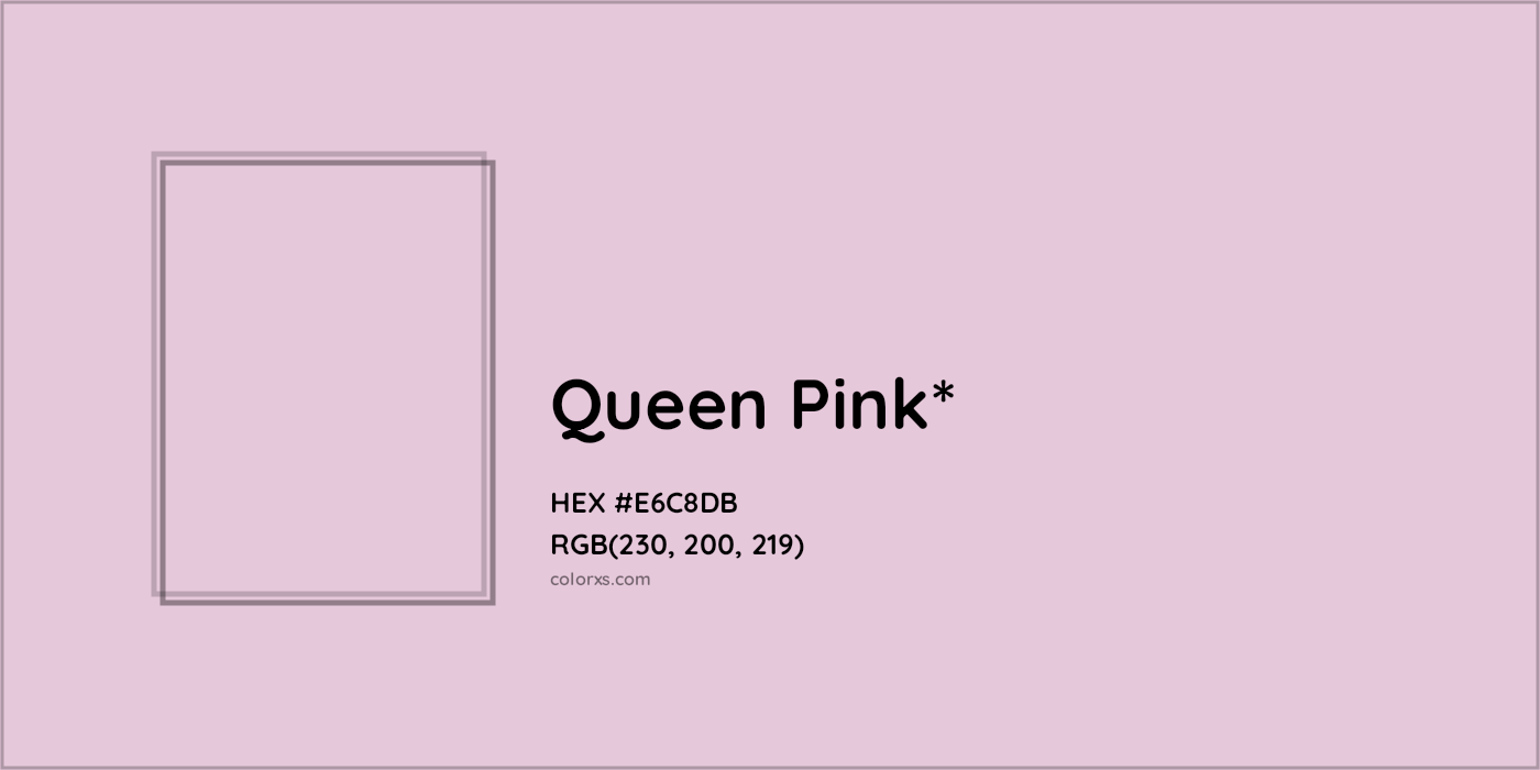 HEX #E6C8DB Color Name, Color Code, Palettes, Similar Paints, Images