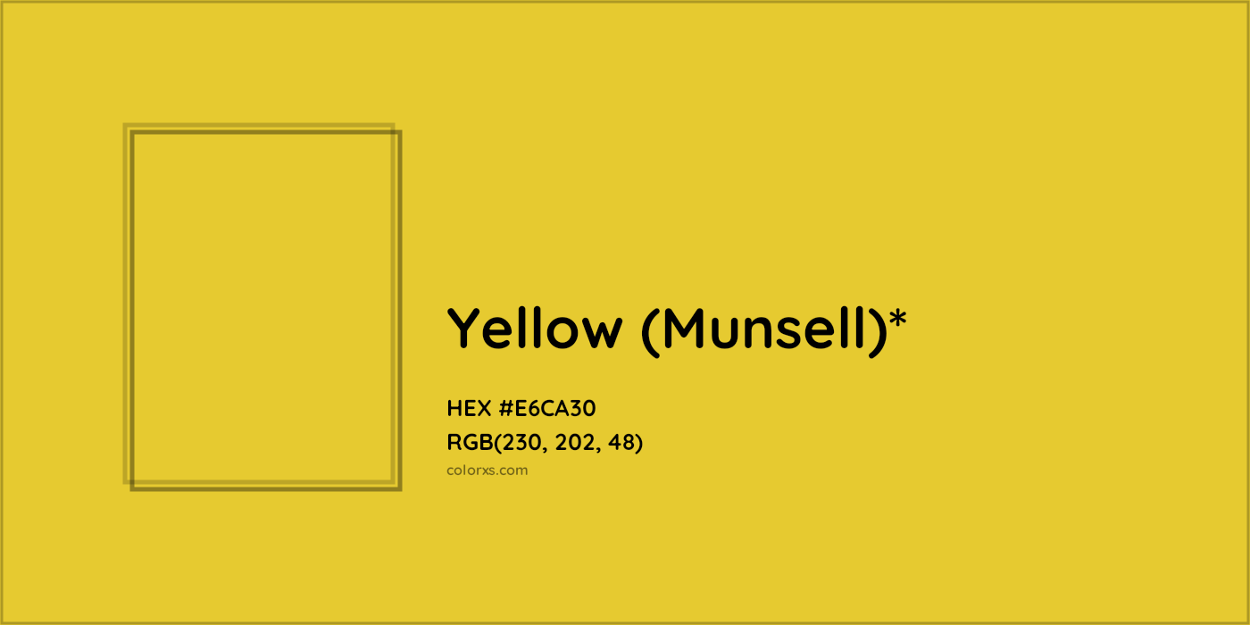 HEX #E6CA30 Color Name, Color Code, Palettes, Similar Paints, Images