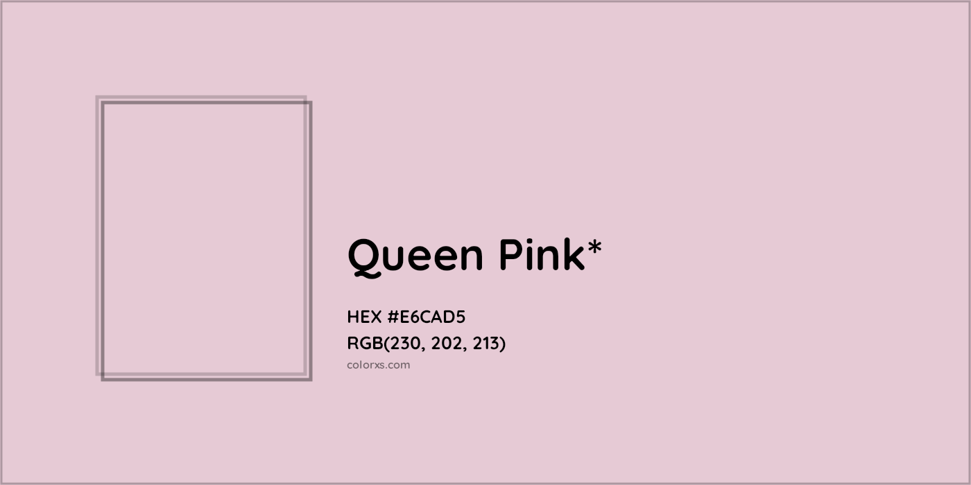 HEX #E6CAD5 Color Name, Color Code, Palettes, Similar Paints, Images