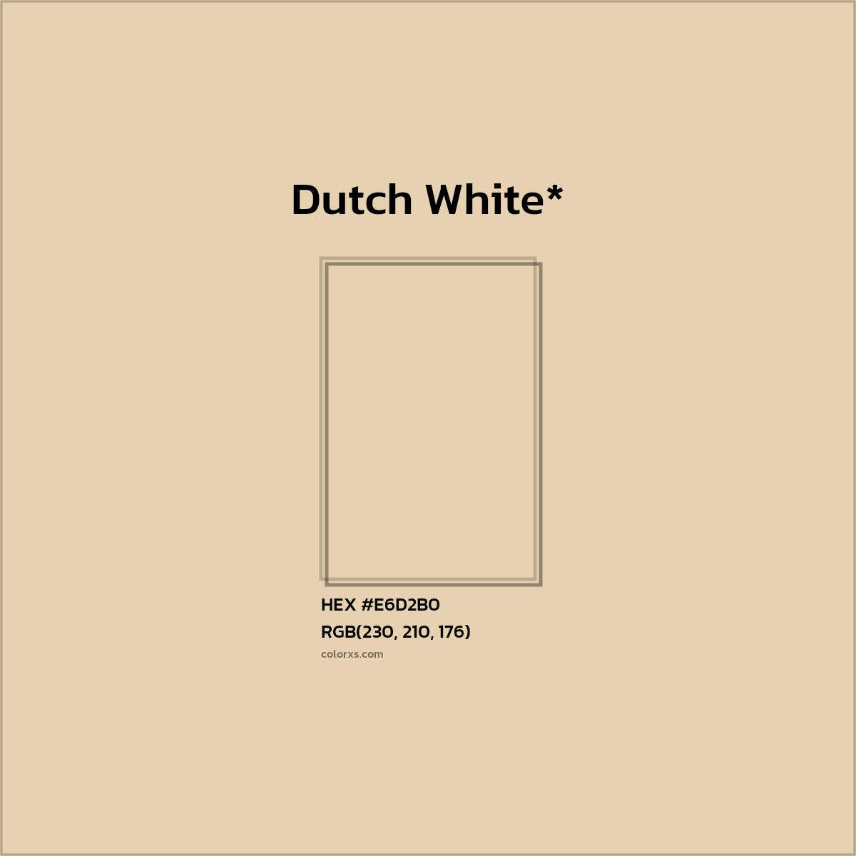 HEX #E6D2B0 Color Name, Color Code, Palettes, Similar Paints, Images