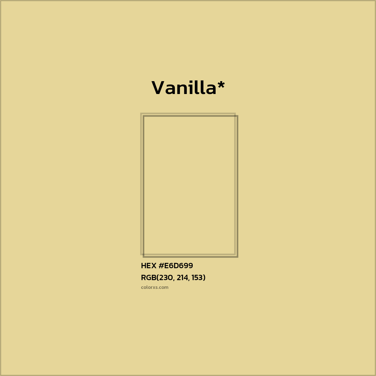 HEX #E6D699 Color Name, Color Code, Palettes, Similar Paints, Images