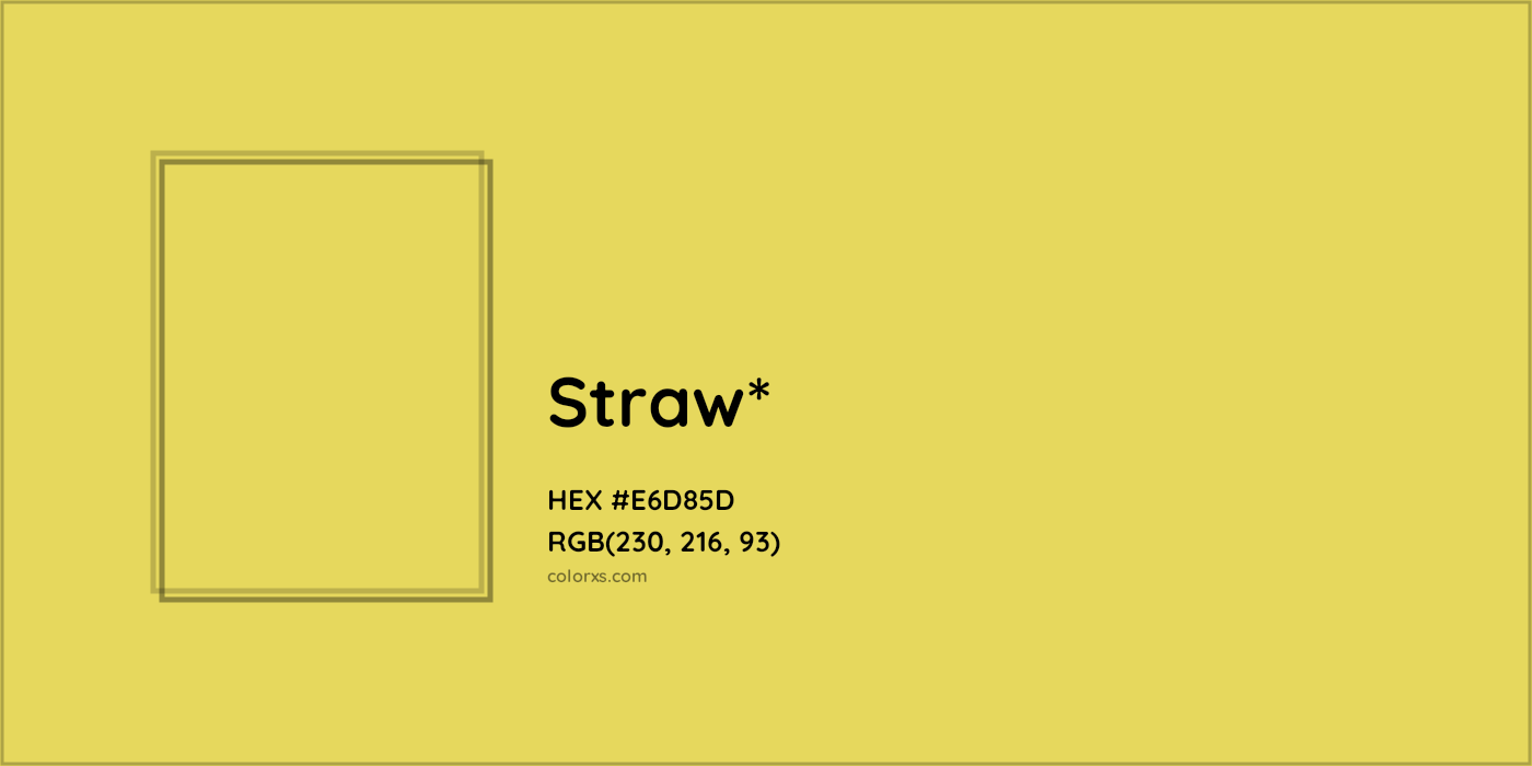 HEX #E6D85D Color Name, Color Code, Palettes, Similar Paints, Images