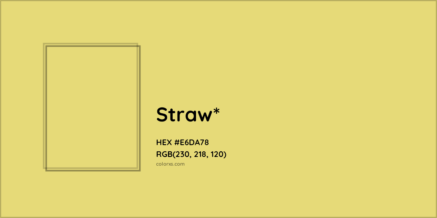 HEX #E6DA78 Color Name, Color Code, Palettes, Similar Paints, Images