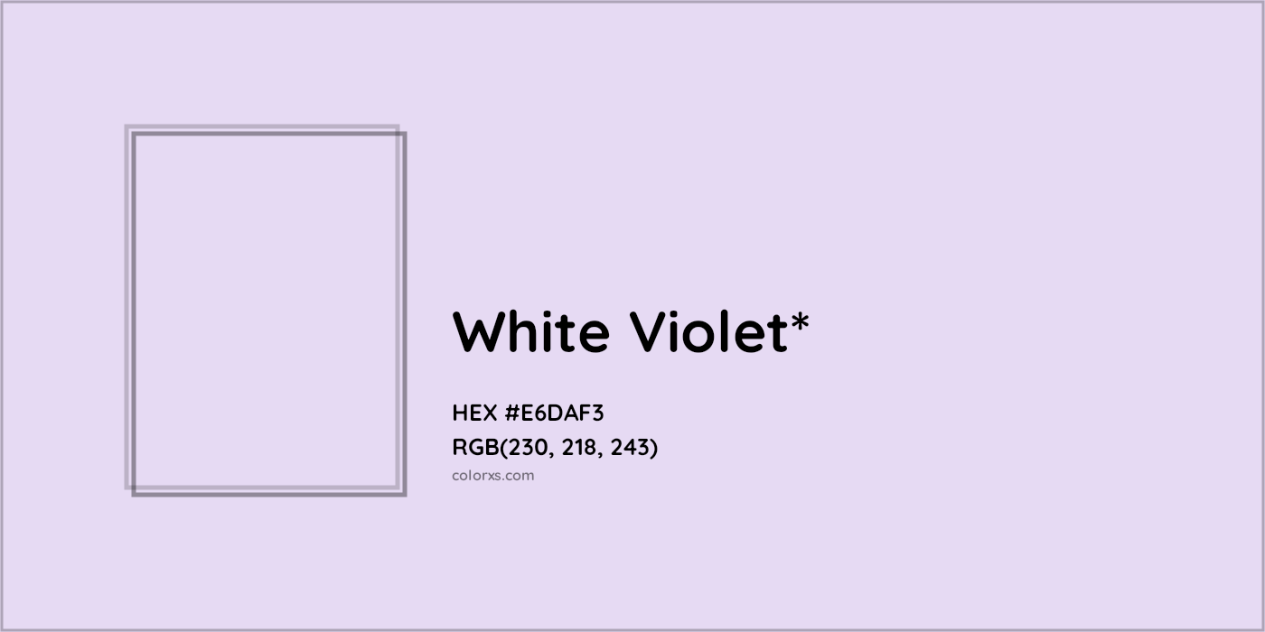 HEX #E6DAF3 Color Name, Color Code, Palettes, Similar Paints, Images
