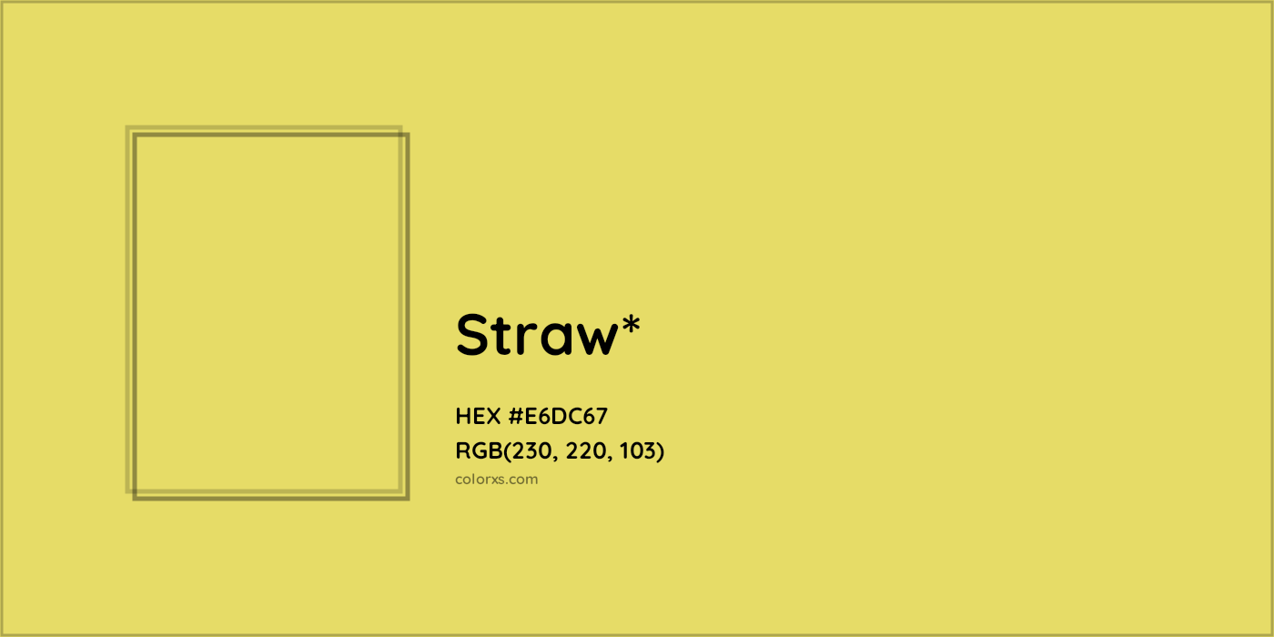 HEX #E6DC67 Color Name, Color Code, Palettes, Similar Paints, Images