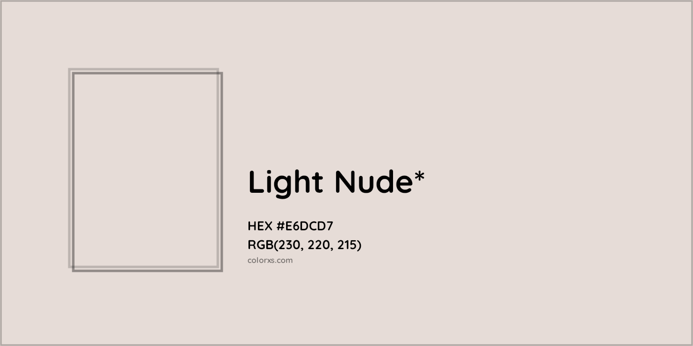 HEX #E6DCD7 Color Name, Color Code, Palettes, Similar Paints, Images