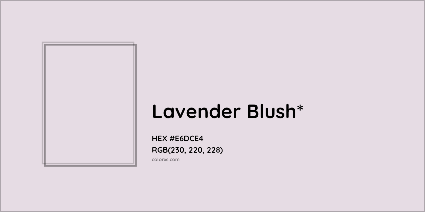 HEX #E6DCE4 Color Name, Color Code, Palettes, Similar Paints, Images
