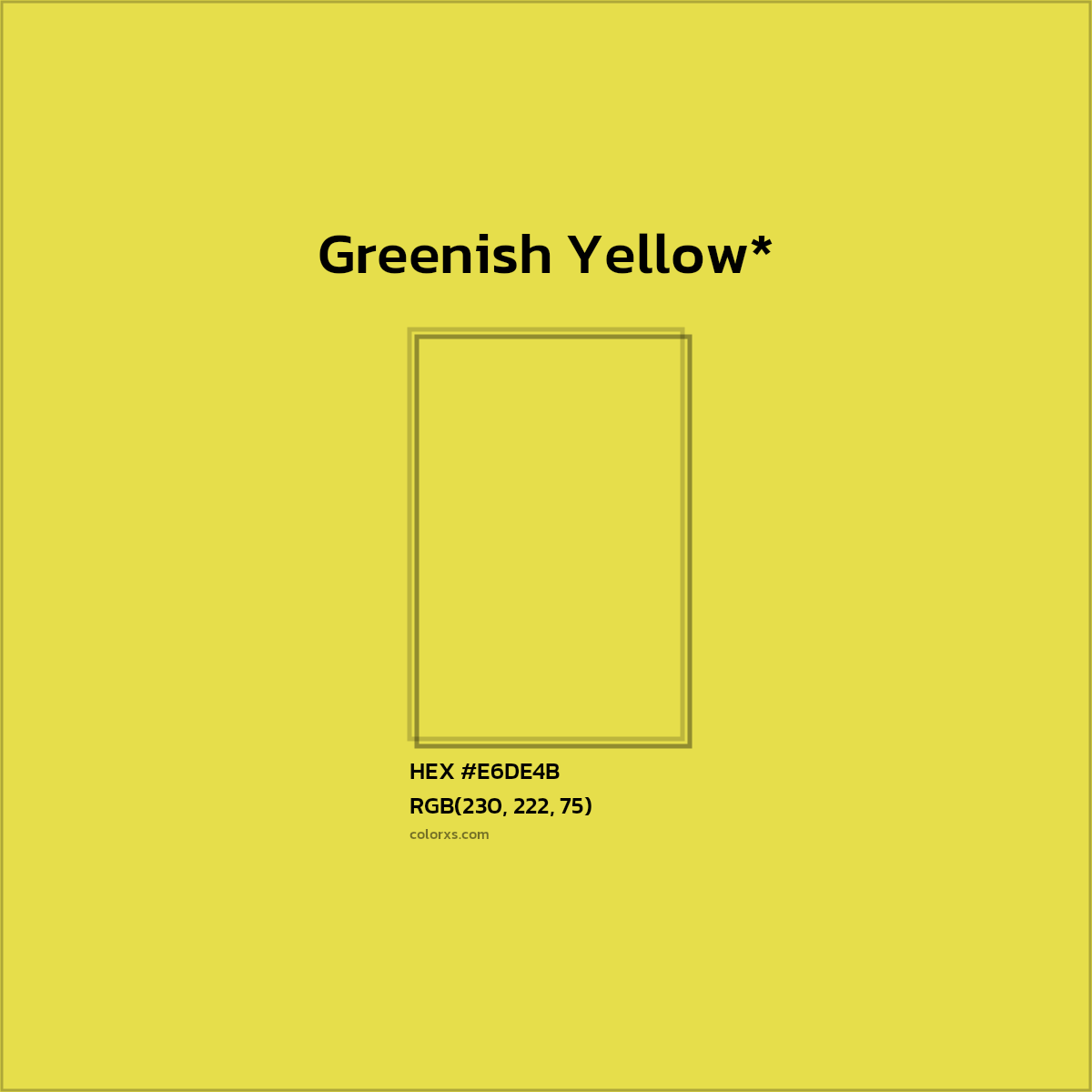 HEX #E6DE4B Color Name, Color Code, Palettes, Similar Paints, Images