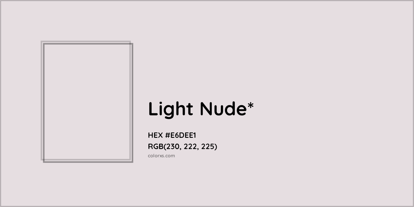 HEX #E6DEE1 Color Name, Color Code, Palettes, Similar Paints, Images