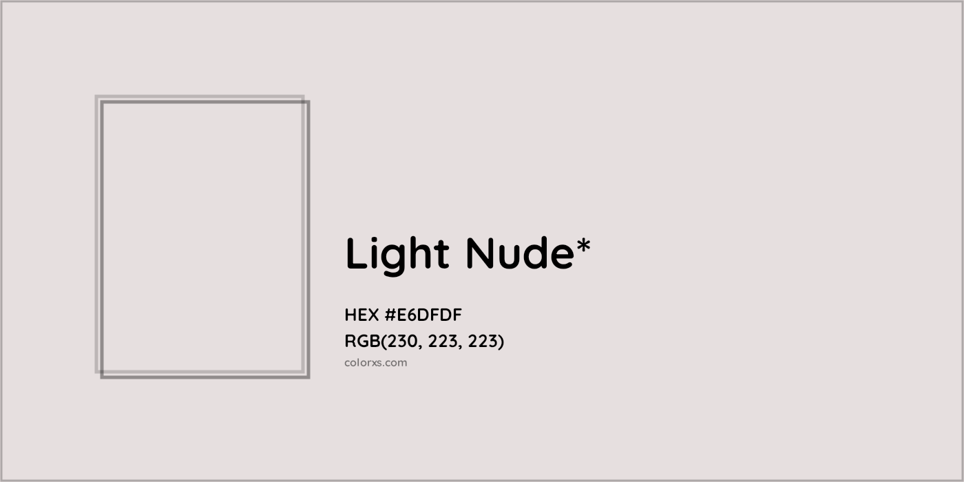 HEX #E6DFDF Color Name, Color Code, Palettes, Similar Paints, Images
