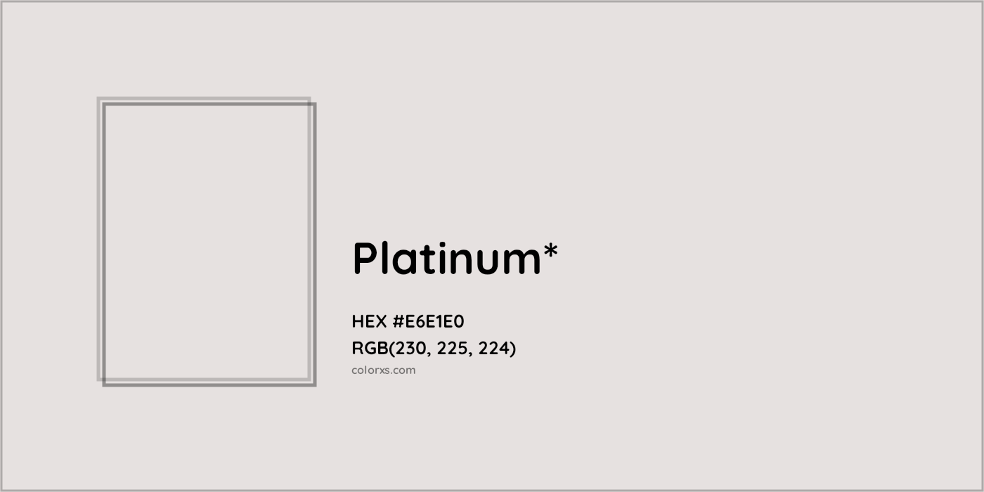 HEX #E6E1E0 Color Name, Color Code, Palettes, Similar Paints, Images