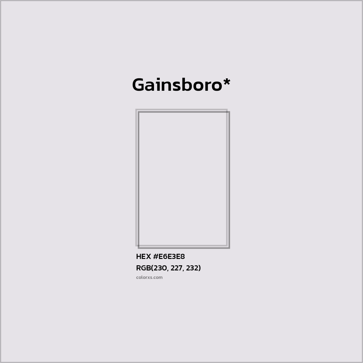 HEX #E6E3E8 Color Name, Color Code, Palettes, Similar Paints, Images