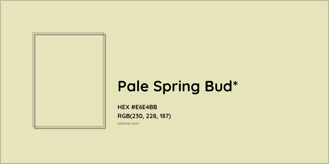 HEX #E6E4BB Color Name, Color Code, Palettes, Similar Paints, Images