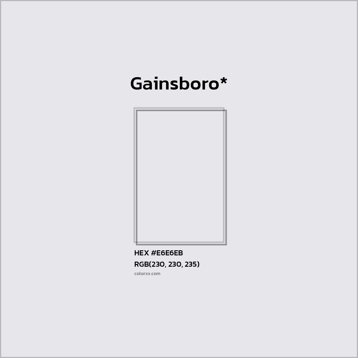 HEX #E6E6EB Color Name, Color Code, Palettes, Similar Paints, Images