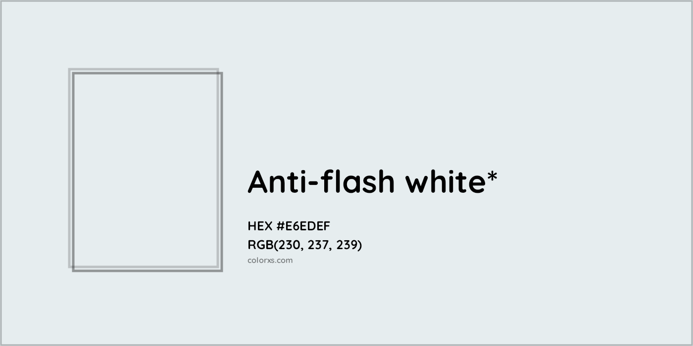 HEX #E6EDEF Color Name, Color Code, Palettes, Similar Paints, Images