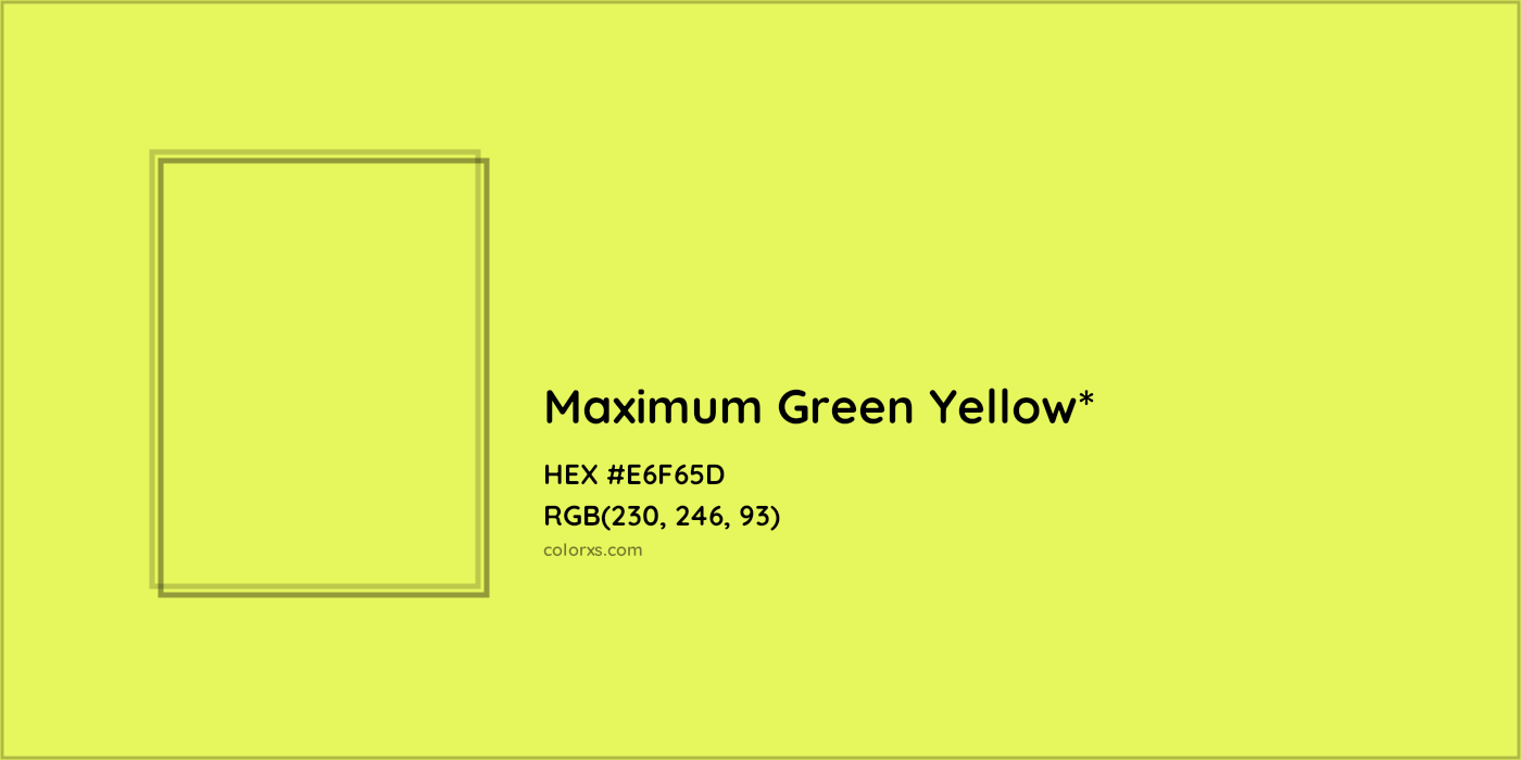 HEX #E6F65D Color Name, Color Code, Palettes, Similar Paints, Images