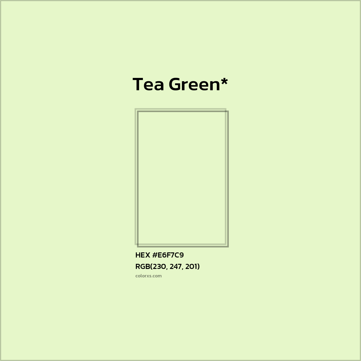 HEX #E6F7C9 Color Name, Color Code, Palettes, Similar Paints, Images