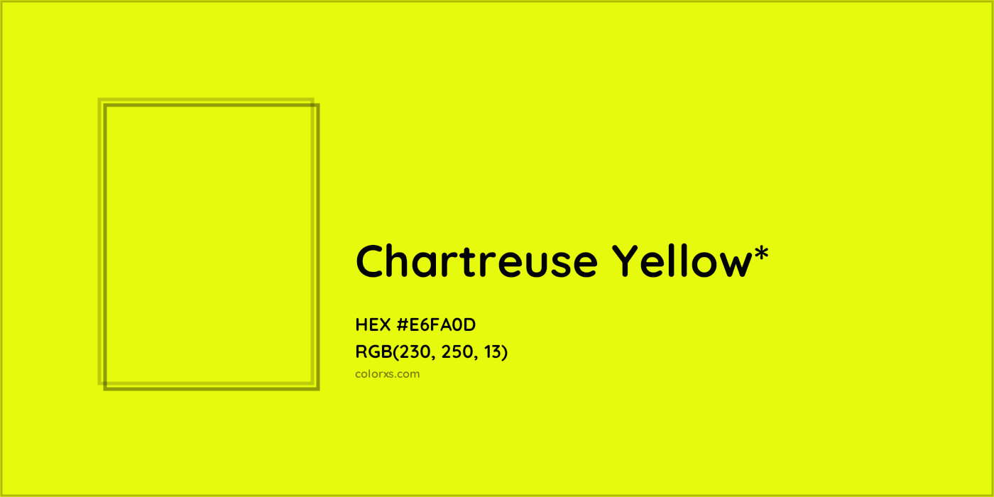 HEX #E6FA0D Color Name, Color Code, Palettes, Similar Paints, Images