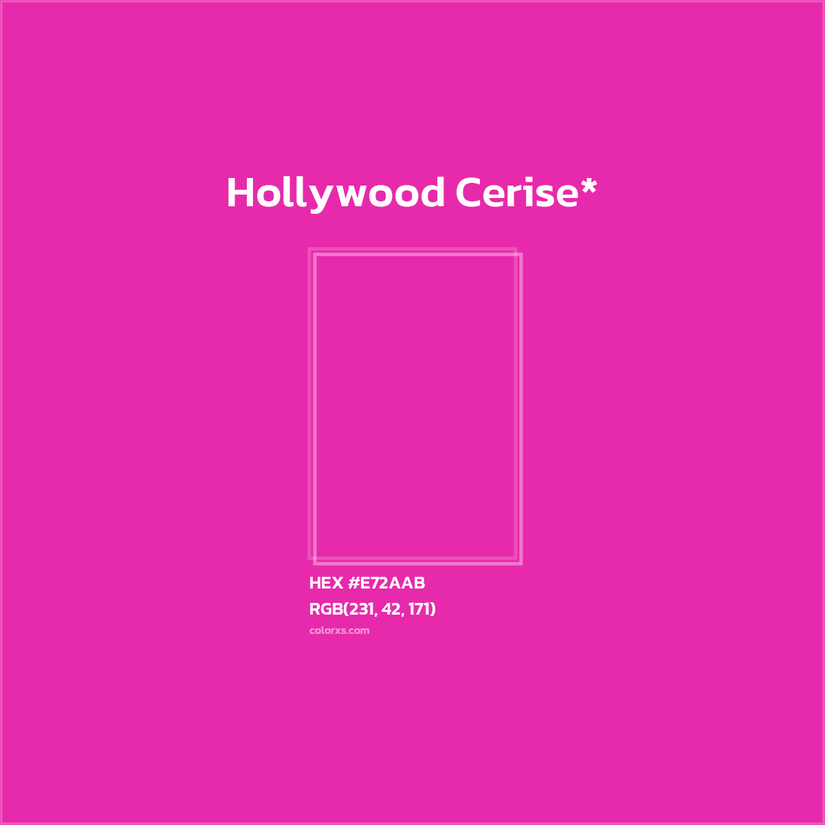 HEX #E72AAB Color Name, Color Code, Palettes, Similar Paints, Images