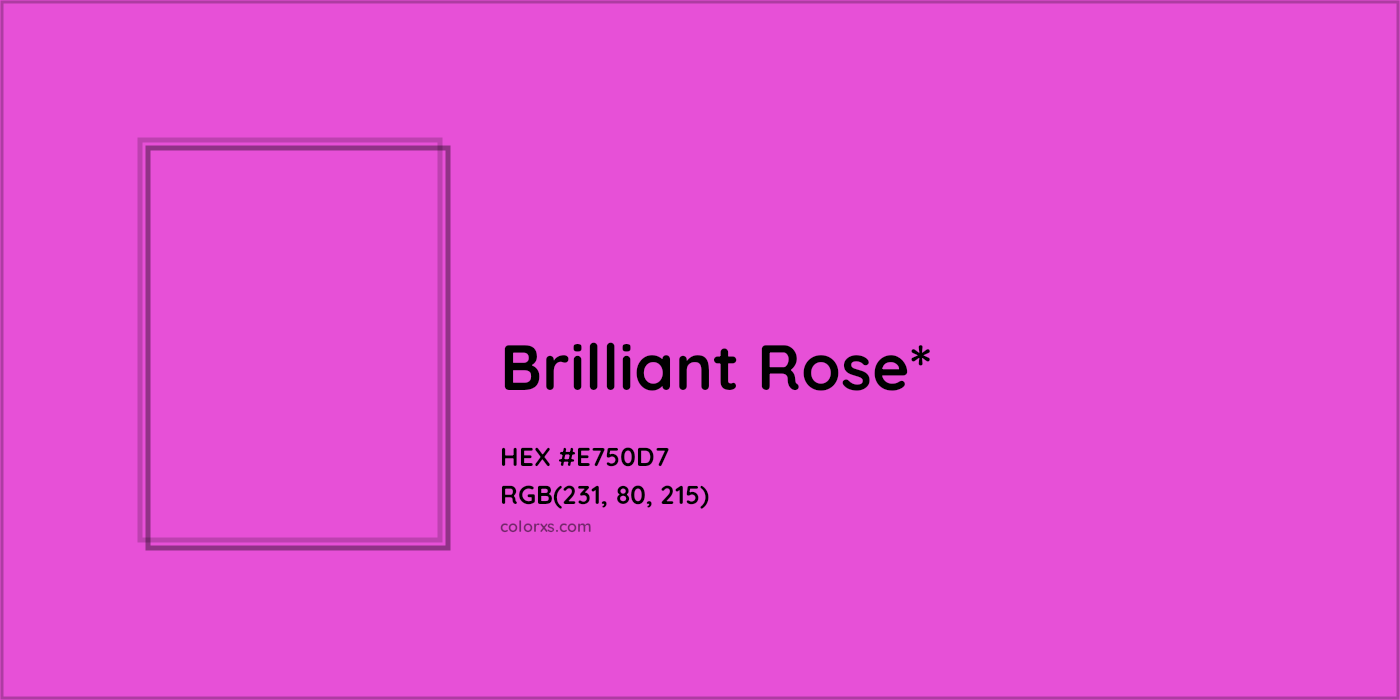 HEX #E750D7 Color Name, Color Code, Palettes, Similar Paints, Images