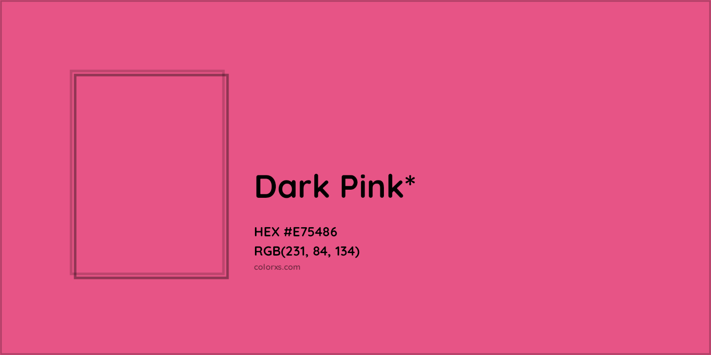 HEX #E75486 Color Name, Color Code, Palettes, Similar Paints, Images