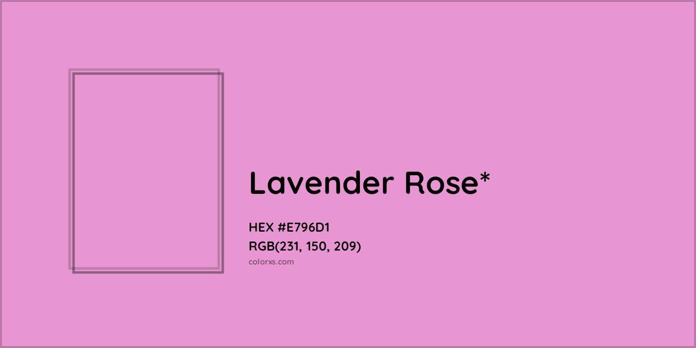 HEX #E796D1 Color Name, Color Code, Palettes, Similar Paints, Images