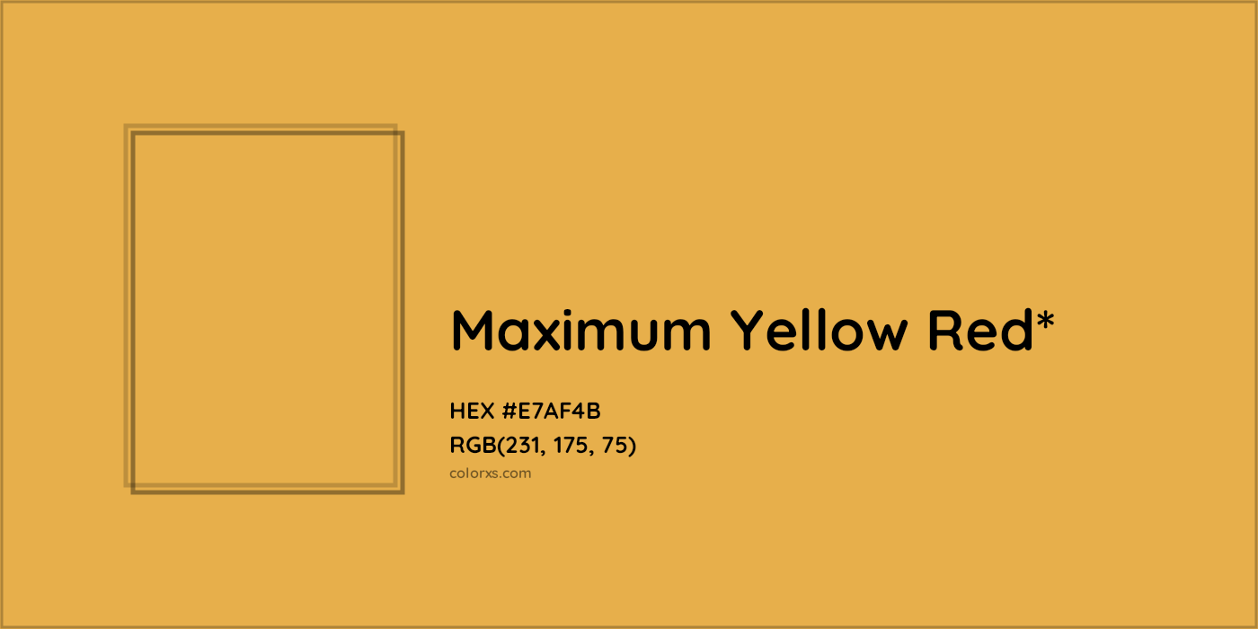 HEX #E7AF4B Color Name, Color Code, Palettes, Similar Paints, Images