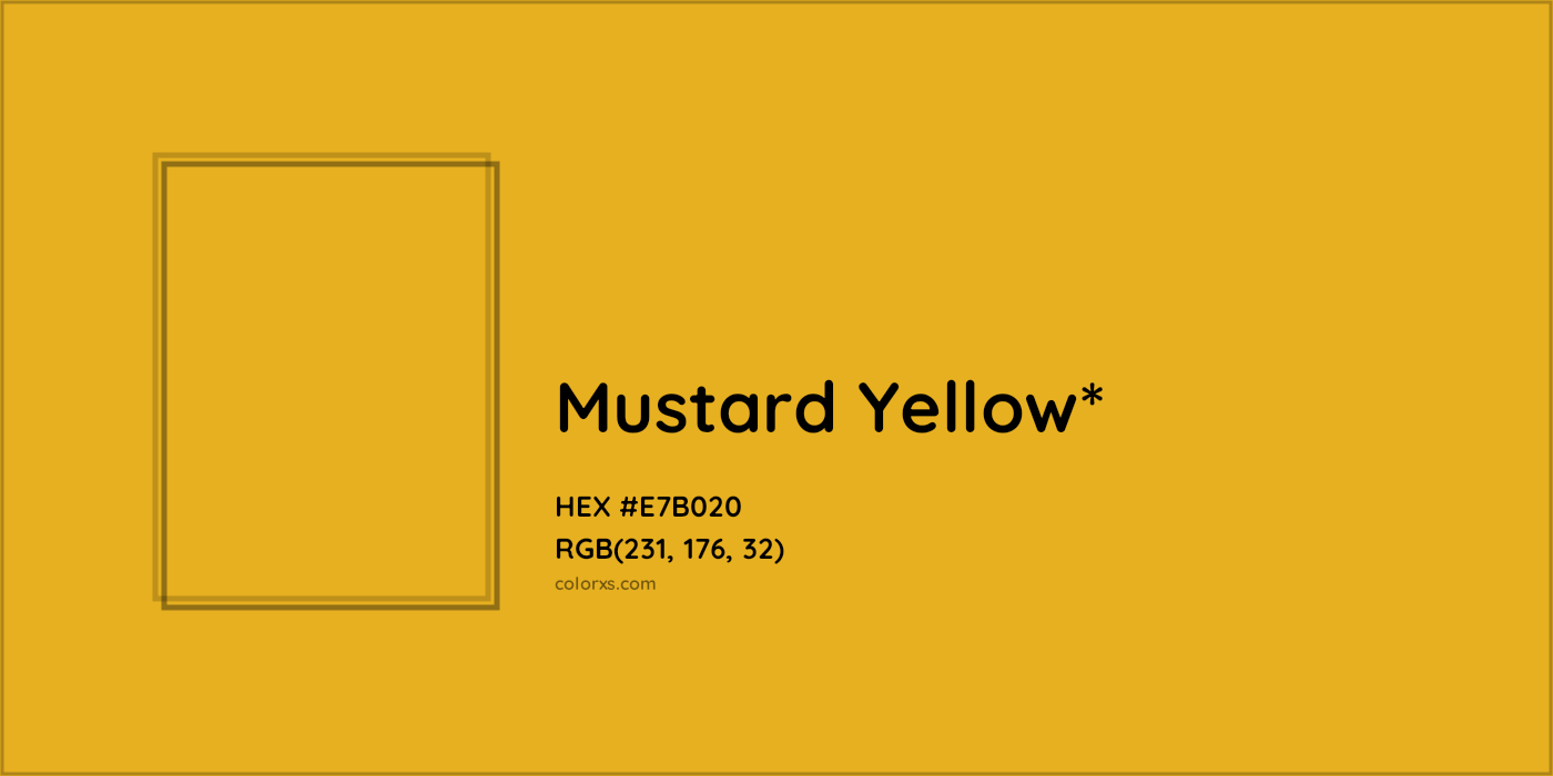 HEX #E7B020 Color Name, Color Code, Palettes, Similar Paints, Images