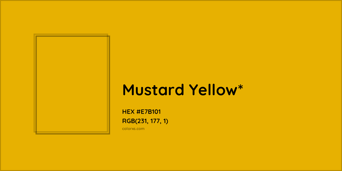 HEX #E7B101 Color Name, Color Code, Palettes, Similar Paints, Images