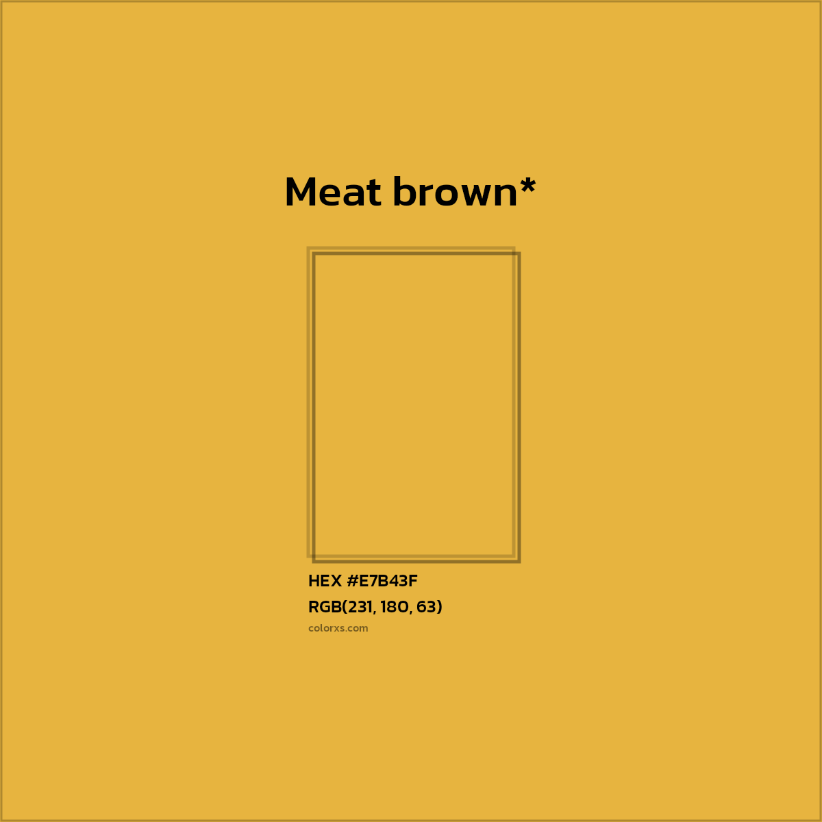 HEX #E7B43F Color Name, Color Code, Palettes, Similar Paints, Images