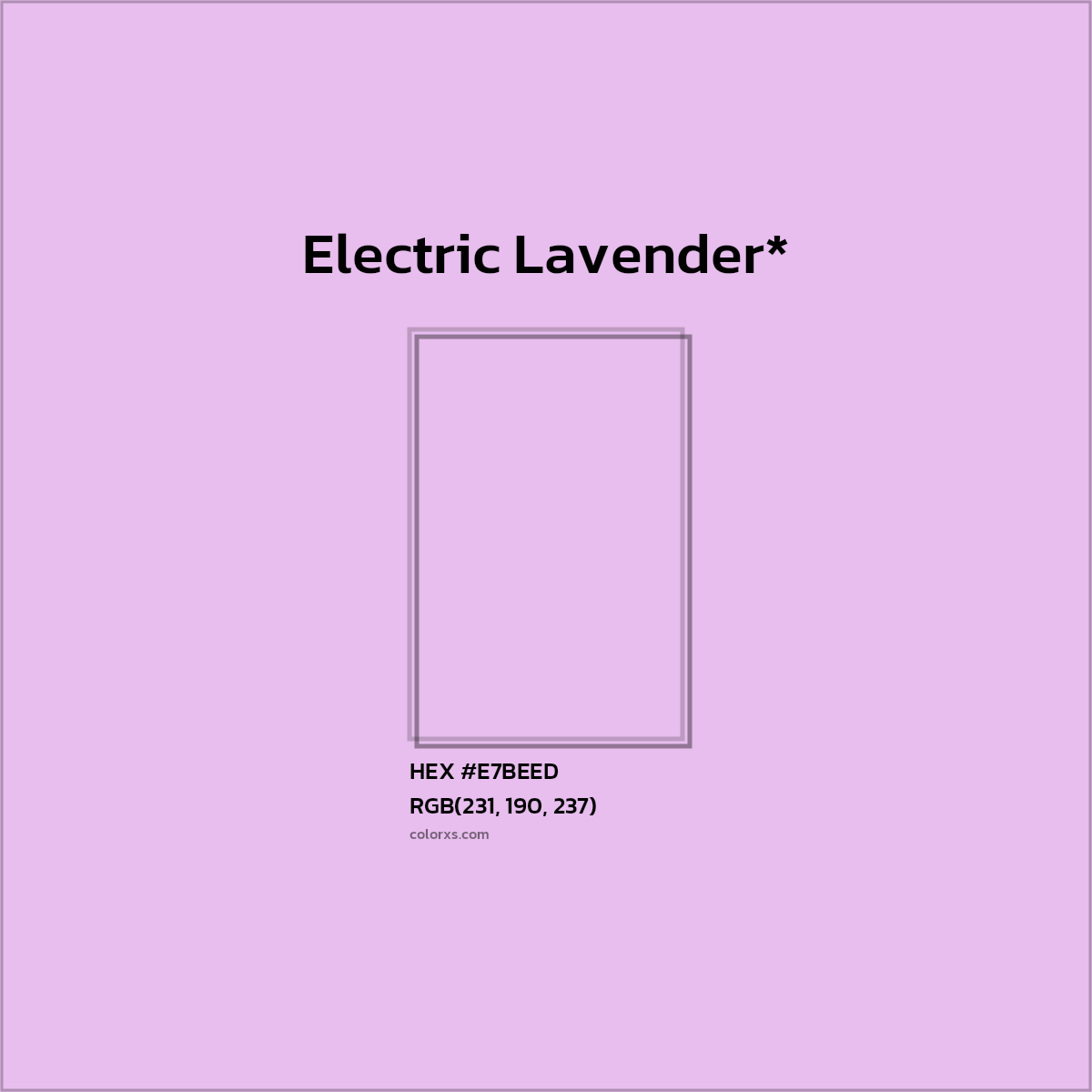 HEX #E7BEED Color Name, Color Code, Palettes, Similar Paints, Images