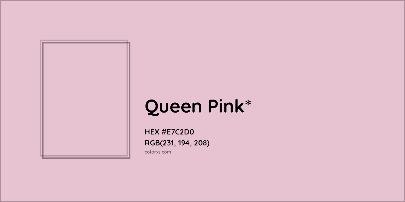 HEX #E7C2D0 Color Name, Color Code, Palettes, Similar Paints, Images