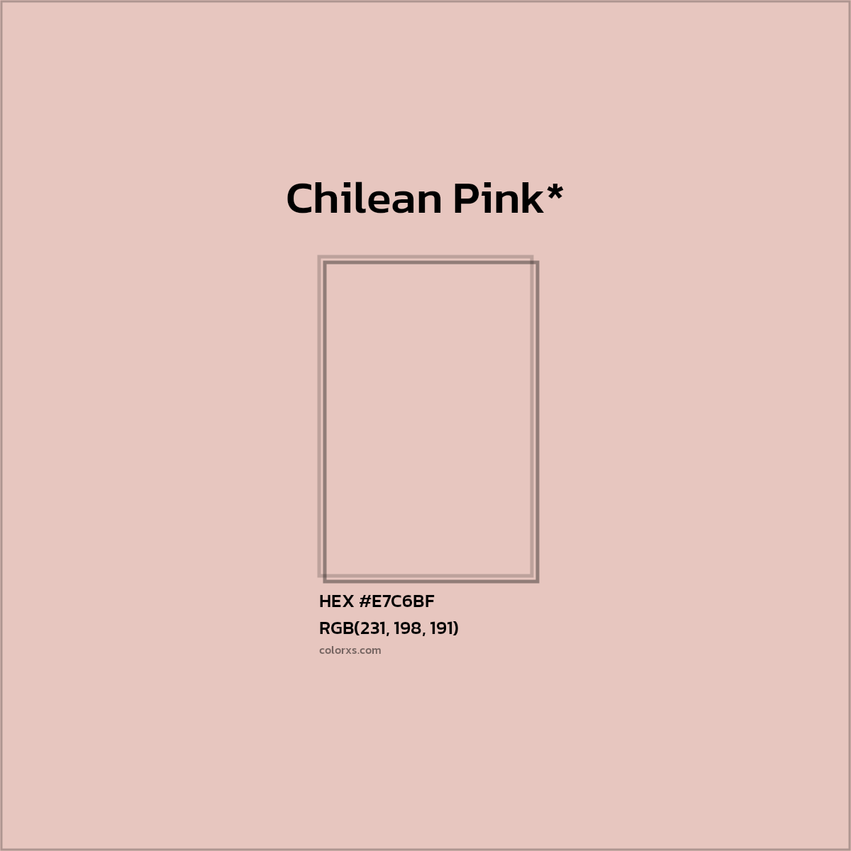 HEX #E7C6BF Color Name, Color Code, Palettes, Similar Paints, Images