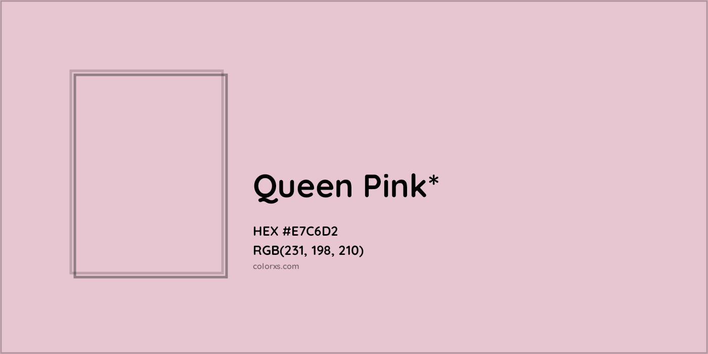 HEX #E7C6D2 Color Name, Color Code, Palettes, Similar Paints, Images