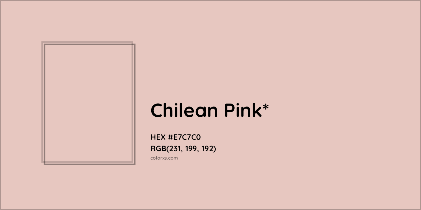 HEX #E7C7C0 Color Name, Color Code, Palettes, Similar Paints, Images