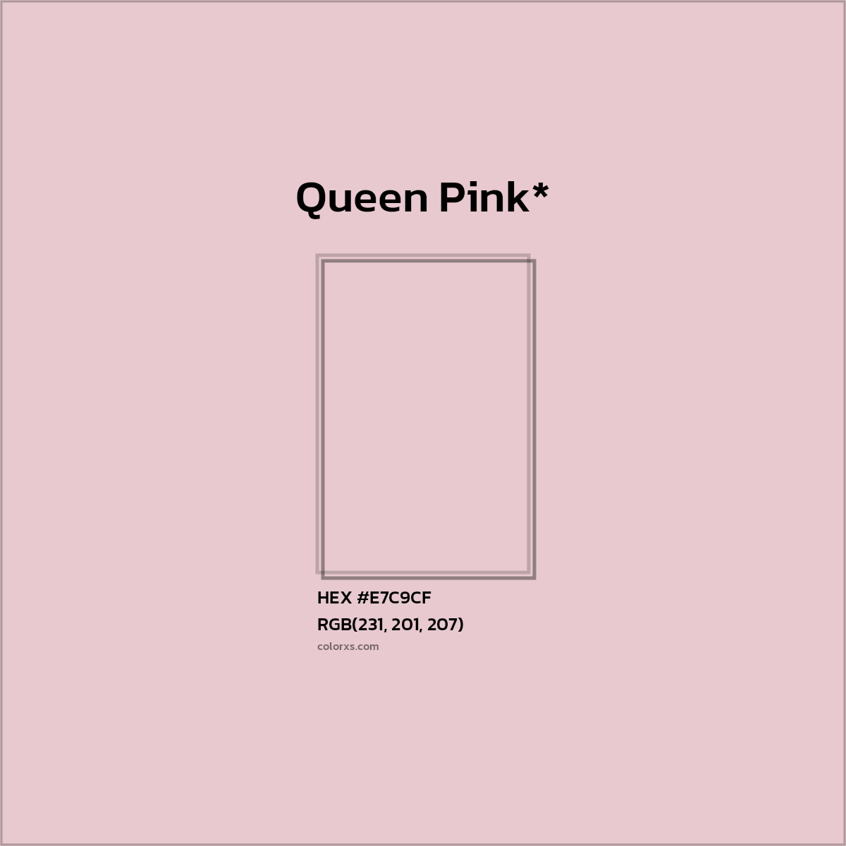 HEX #E7C9CF Color Name, Color Code, Palettes, Similar Paints, Images