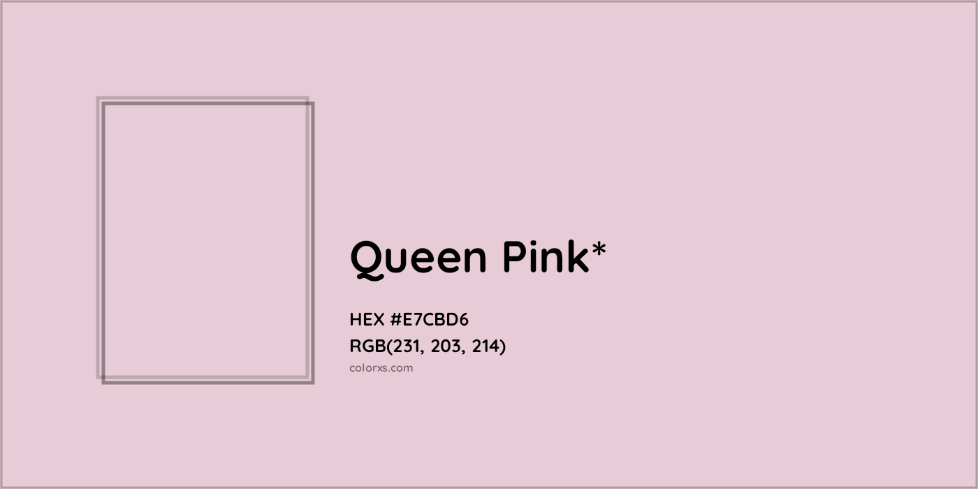 HEX #E7CBD6 Color Name, Color Code, Palettes, Similar Paints, Images