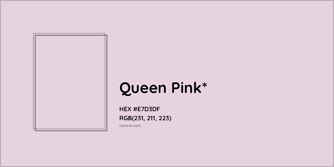 HEX #E7D3DF Color Name, Color Code, Palettes, Similar Paints, Images