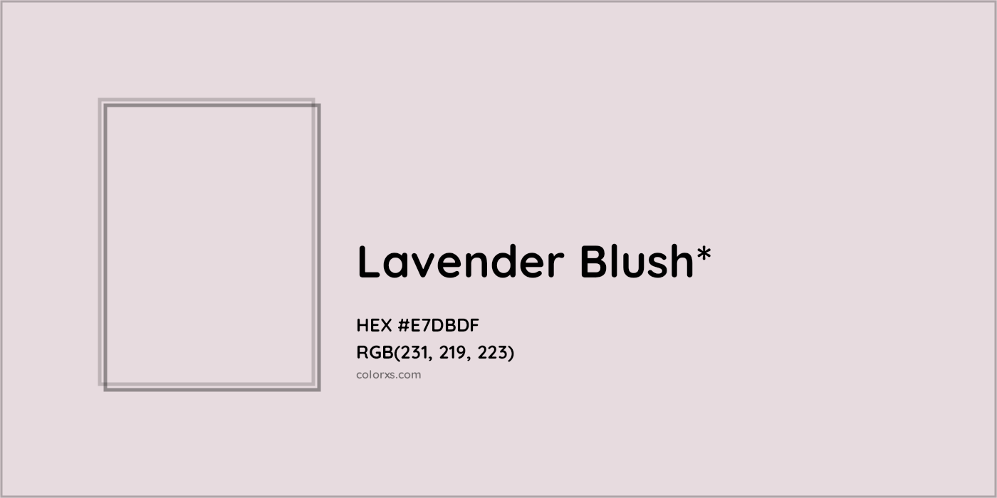 HEX #E7DBDF Color Name, Color Code, Palettes, Similar Paints, Images