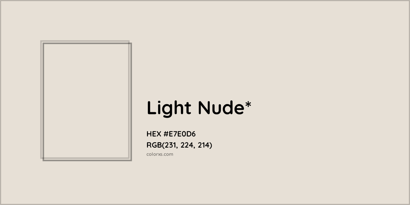 HEX #E7E0D6 Color Name, Color Code, Palettes, Similar Paints, Images
