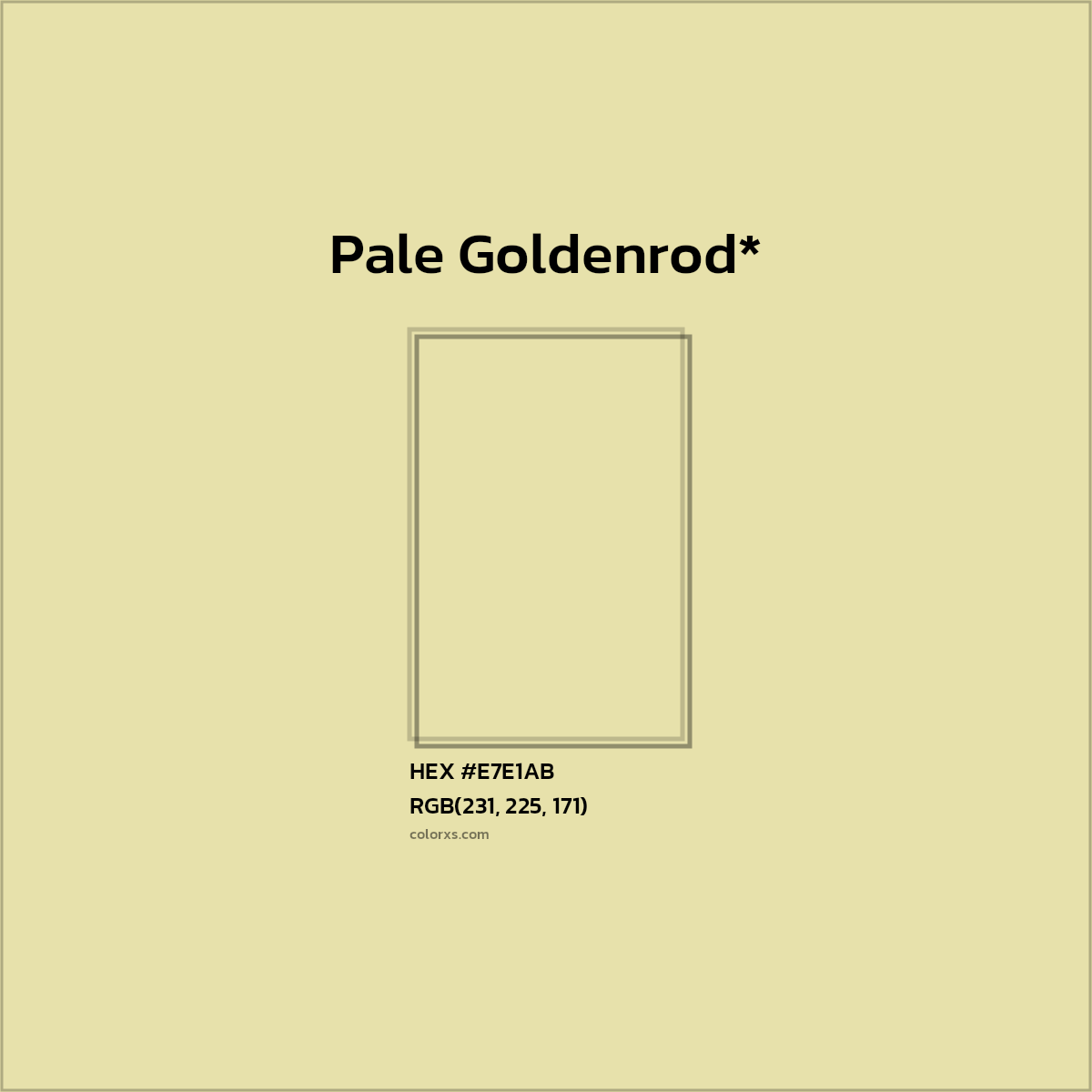 HEX #E7E1AB Color Name, Color Code, Palettes, Similar Paints, Images