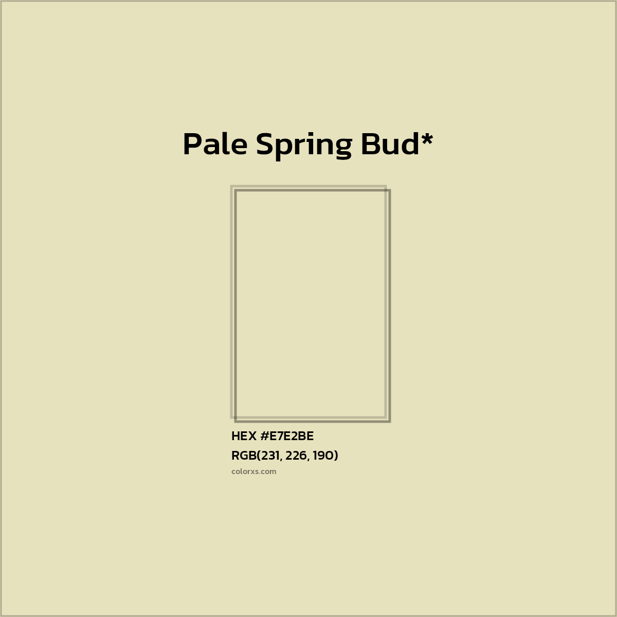 HEX #E7E2BE Color Name, Color Code, Palettes, Similar Paints, Images