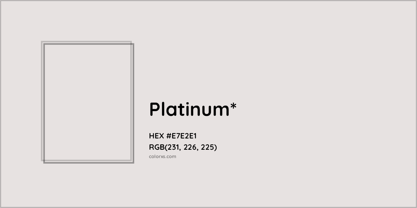 HEX #E7E2E1 Color Name, Color Code, Palettes, Similar Paints, Images