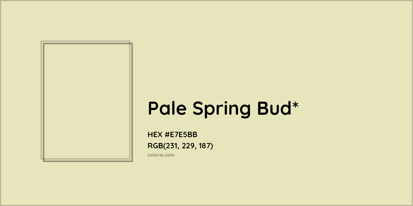 HEX #E7E5BB Color Name, Color Code, Palettes, Similar Paints, Images