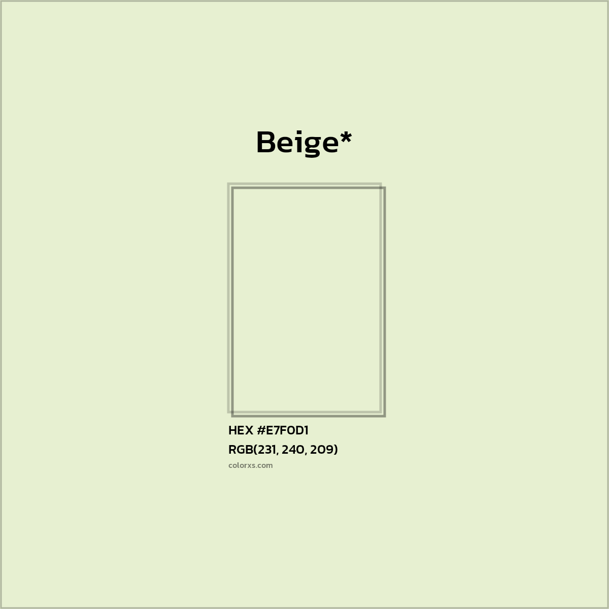 HEX #E7F0D1 Color Name, Color Code, Palettes, Similar Paints, Images
