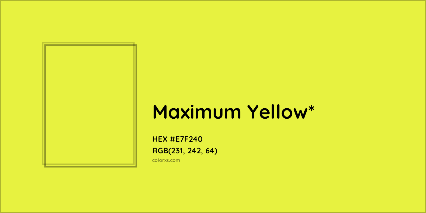 HEX #E7F240 Color Name, Color Code, Palettes, Similar Paints, Images