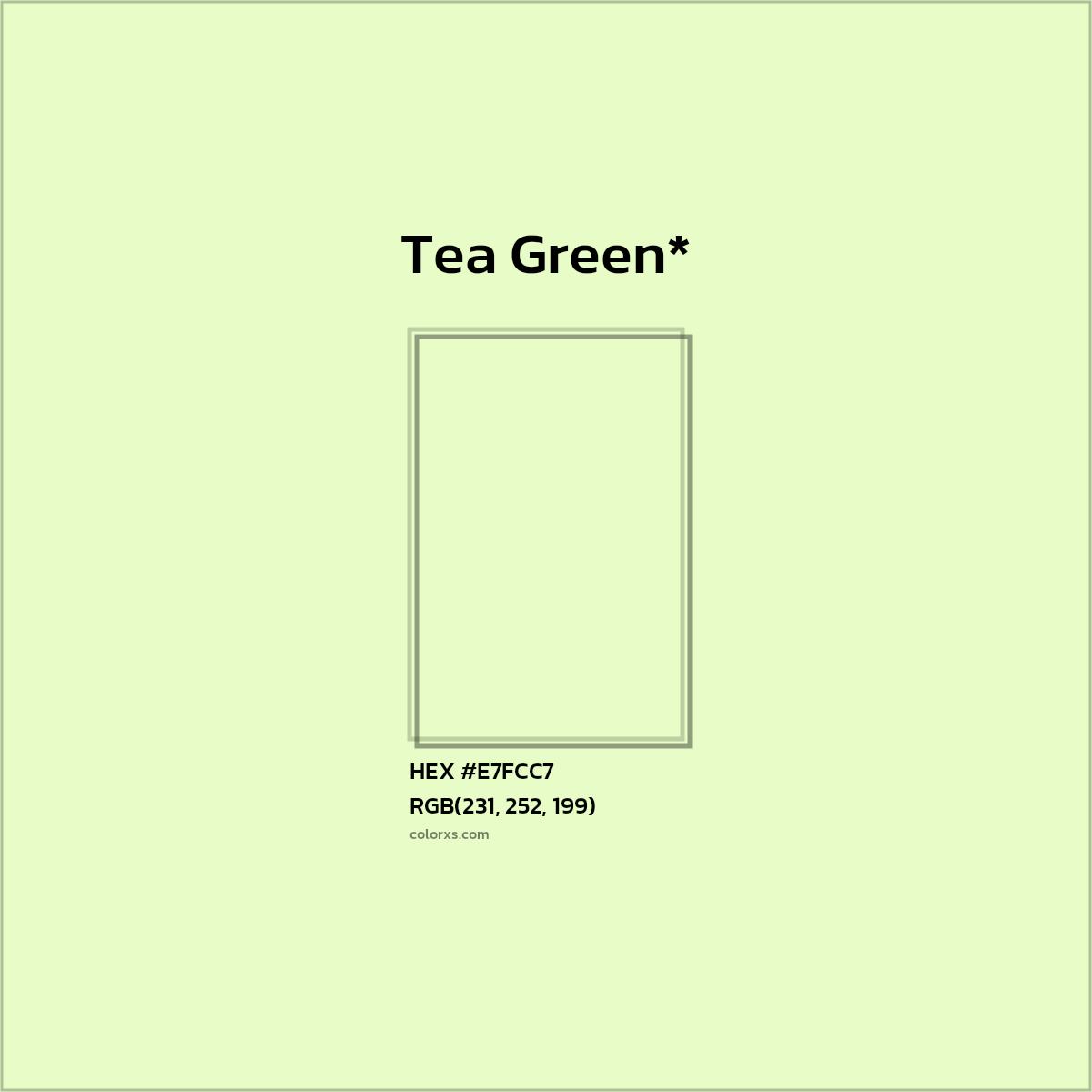 HEX #E7FCC7 Color Name, Color Code, Palettes, Similar Paints, Images