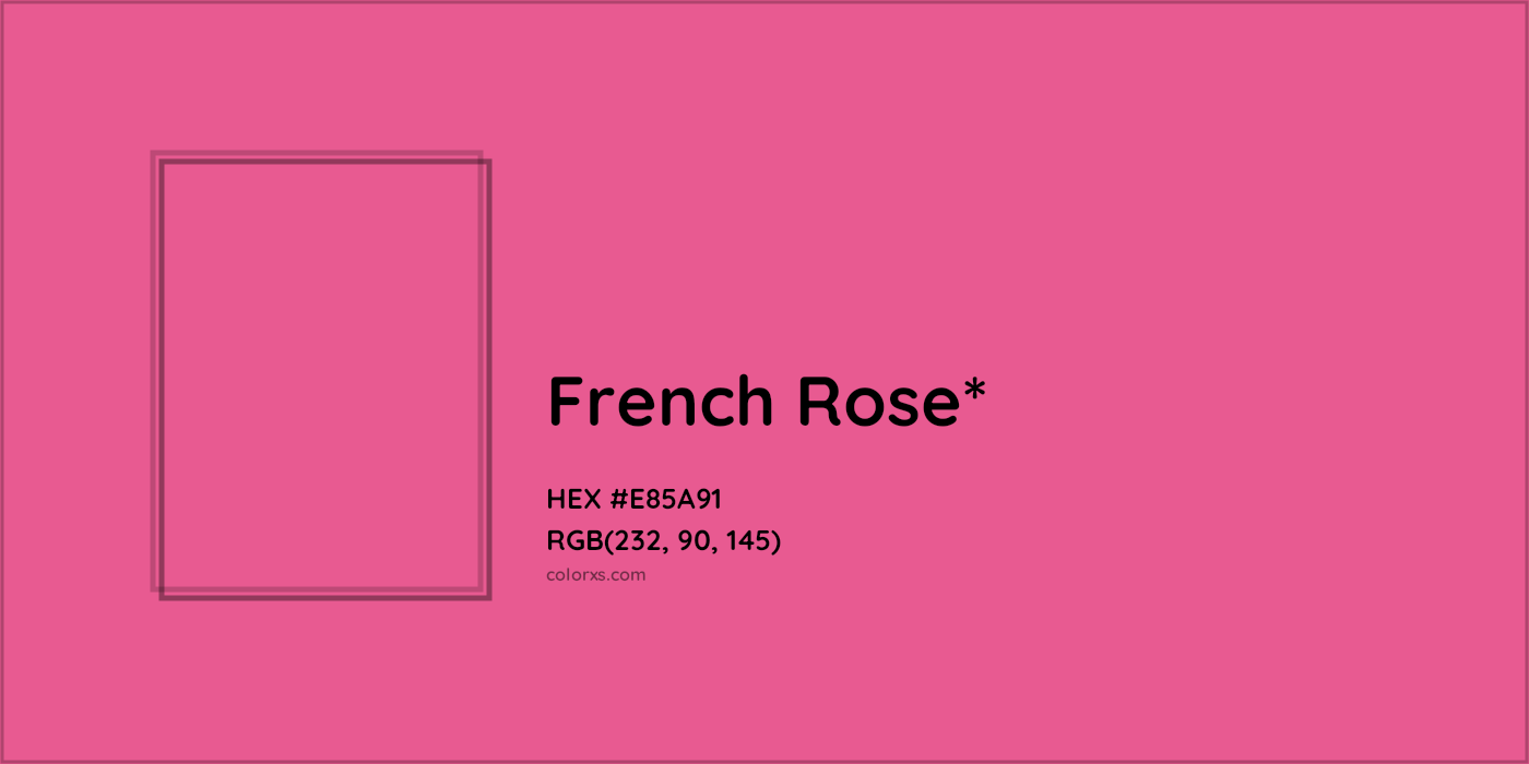HEX #E85A91 Color Name, Color Code, Palettes, Similar Paints, Images