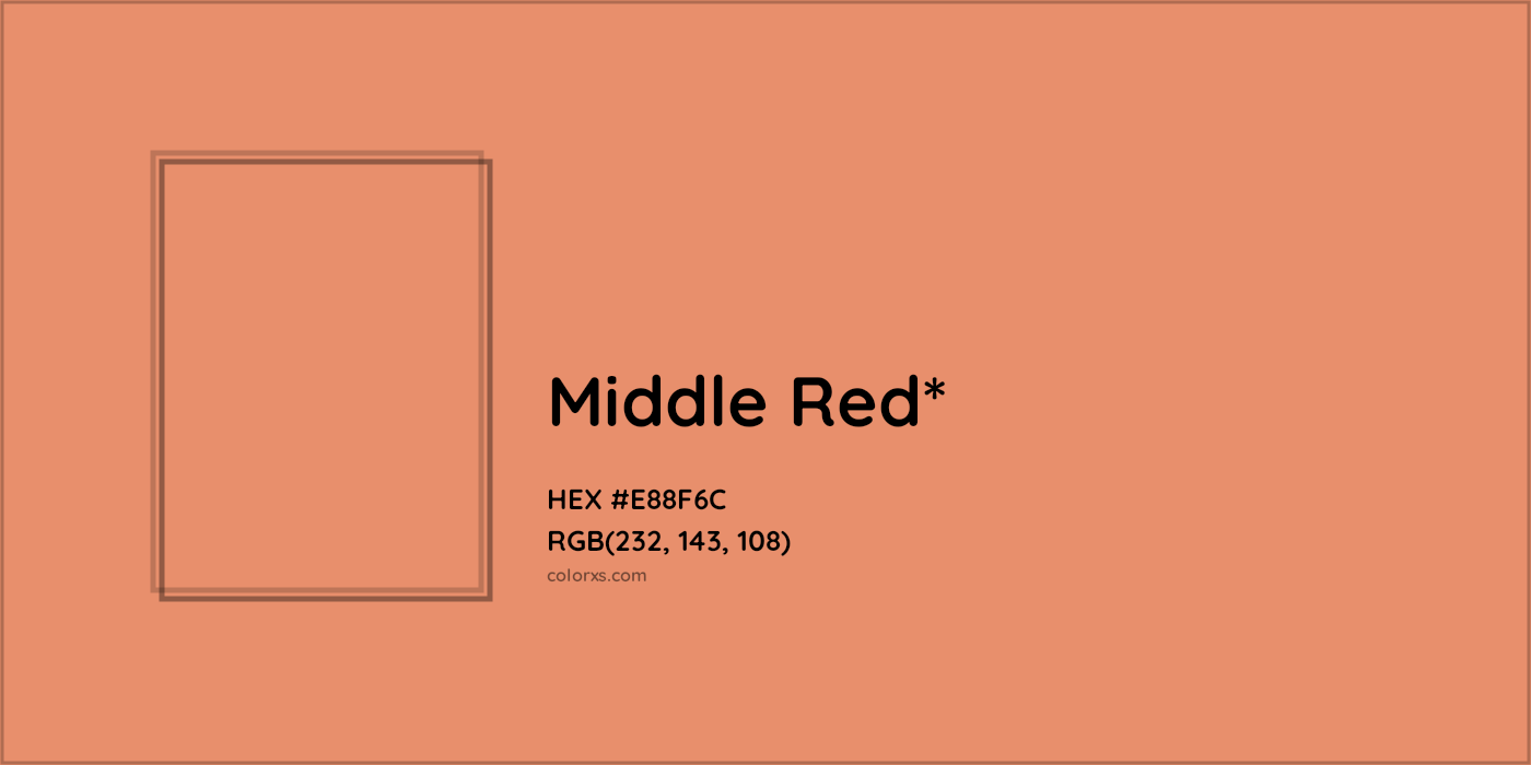 HEX #E88F6C Color Name, Color Code, Palettes, Similar Paints, Images