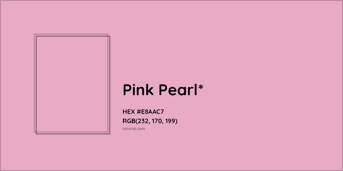 HEX #E8AAC7 Color Name, Color Code, Palettes, Similar Paints, Images